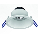 Lumi�re encastr�e TOM ROUND (EMPTY CASE FOR LED MODULE �5CM) rond, pivotant, sans monture IP20, blanc mat gradable