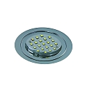 Downlight LARA rond IP40, chrome gradable