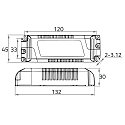 Rutec Projekt LED panel 620X620MM UGR < 19, on/off, 40W 4340lm 4000K 120� CRI >90