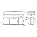 Rutec Projekt LED panel 620X620MM CASAMBI TW tunable white, UGR < 19, Casambi, dimmable 38W 4100lm 3000-6000K 120� CRI >80