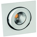 recessed luminaire RINCA COB swivelling, rotatable, current constant IP20, white dimmable 8W 694lm 2700K 25° CRI 90-100