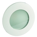 Plafonnier encastr� CALINA COB rond, rigide IP54, opale, blanche, laqu� gradable