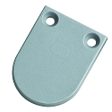 end cap UP20/11 half round, aluminium