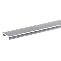 Accessoire Couverture du profil EP18/18 / WEP26/70 SEMI-FROSTED 2M l�g�rement arqu�, blanche 200cm