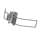 mounting bracket TKP25/42 / TKP35/51, silver