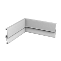 corner connector SOCKET PROFILE PFG401 corner inside, silver