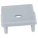 end cap PFH405 / PFH408 (COMBINED WITH COVER PFH892) high, with feed-in option, with cable hole, grey