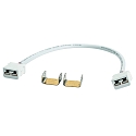 Connecteur VARDAFLEX 8MM...10MM avec possibilité d'alimentation, pliable, blanche