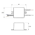 Rutec Projekt Driver de LED 350MA / 3-8V DC / 1.1-2.4W courant constant, commutable, blanche