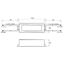 Rutec Projekt Driver de LED 350MA / 9.1W-14.7W / ACTIVE PFC courant constant, commutable, blanche