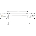 Rutec Projekt Driver de LED 600MA / 21W-25.2W / ACTIVE PFC courant constant, commutable, bleu