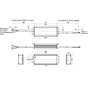 Rutec Projekt LED driver 186-277V AC/DC / 24V / 150W voltage constant, switchable, aluminium