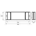 Rutec Projekt Variateur 1-10V IN / PWM OUT / 12V-120W / 24V-240W 1 canal, Sortie PWM dimmable, bleu