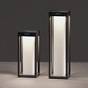 SIGOR battery solar lamp RADIA MOON MAXI with sensor IP65, graphite grey