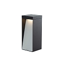 Lampe solaire � accu MILIO FULL avec capteur IP65, gris graphite