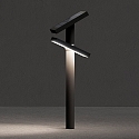 SIGOR battery solar lamp HELIOSTEPPER with sensor IP65, graphite grey