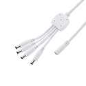 LUXI LINK 4-way distribution cable for parallel connection of max. 4 tracks, length 50cm, white