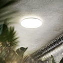 SIGOR Luminaire de surface SHINE IP20, blanche gradable