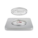 SIGOR Luminaire de surface SQUARE 27 avec capteur IP54, argent 