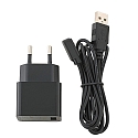 C�ble de chargement NUINDIE EASY-CONNECT, avec chargeur, 120cm, noir