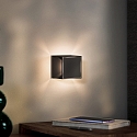 SIGOR battery table lamp NUTALIS MINI 8X8CM cube shape, CCT Switch, with touch dimmer, with charger, with wall mount IP54