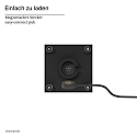 SIGOR battery table lamp NUTALIS MINI 8X8CM cube shape, CCT Switch, with touch dimmer, with charger, with wall mount IP54