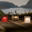 SIGOR Lampe de table � accu NUTALIS MINI 8X8CM forme en d�, CCT Switch, avec variateur tactile, avec chargeur