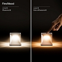 SIGOR battery table lamp NUTALIS MINI 8X8CM cube shape, CCT Switch, with touch dimmer, with charger, with wall mount IP54