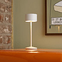 SIGOR Lampe de table � accu VELUNA haut / bas, CCT Switch, lot de 1, avec variateur tactile IP44, blanc neige gradable