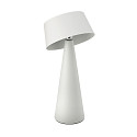 Lampe de table � accu SOLINO IP44, blanc neige gradable