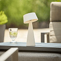 Lampe de table � accu SOLINO IP44, blanc neige gradable