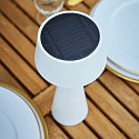Lampe de table � accu SOLINO IP44, blanc neige gradable