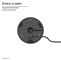 SIGOR battery table lamp NUDROP CCT Switch, with touch dimmer IP54, graphite grey dimmable