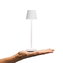 SIGOR battery table lamp NUINDIE POCKET USB-C up / down, with USB connection, CCT Switch, with touch dimmer IP54, snow white dimmable