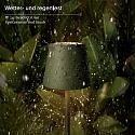SIGOR battery table lamp NUINDIE POCKET USB-C up / down, with USB connection, CCT Switch, with touch dimmer IP54, pine green dimmable