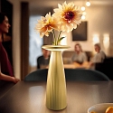 SIGOR Lampe de table � accu NUFLAIR CCT Switch, avec variateur tactile, perfor� IP54, or gradable