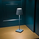 SIGOR Lampe de table � accu NUINDIE USB-C haut / bas, avec connexion USB, CCT Switch, avec variateur tactile IP54