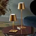 SIGOR Lampe de table � accu NUINDIE USB-C haut / bas, avec connexion USB, CCT Switch, avec variateur tactile IP54