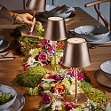 Lampe de table � accu NUINDIE MINI USB-C haut / bas, avec connexion USB, CCT Switch, avec variateur tactile IP54