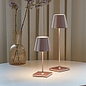 SIGOR Lampe de table � accu NUINDIE MINI USB-C haut / bas, avec connexion USB, CCT Switch, avec variateur tactile IP54
