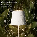 SIGOR Lampadaire � accu NUINDIE USB-C haut / bas, avec connexion USB, CCT Switch, avec variateur tactile IP54, blanc neige gradable