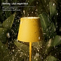 SIGOR Lampadaire � accu NUINDIE USB-C haut / bas, avec connexion USB, CCT Switch, avec variateur tactile IP54, jaune soleil gradable
