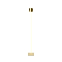 Lampadaire � accu NUINDIE USB-C haut / bas, avec connexion USB, CCT Switch, avec variateur tactile IP54, or gradable