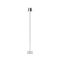 Lampadaire � accu NUINDIE USB-C haut / bas, avec connexion USB, CCT Switch, avec variateur tactile IP54, argent gradable
