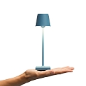 SIGOR Lampe de table � accu NUINDIE POCKET USB-C haut / bas, avec connexion USB, CCT Switch, avec variateur tactile IP54