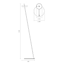 SIGOR battery floor lamp MAHINA USB-C (L) CCT Switch, with touch dimmer IP20, white dimmable