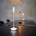 SIGOR Lampe de table � accu NUCANDLE avec variateur tactile IP54, scintillant, blanche gradable