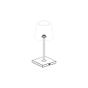 SIGOR Pied de lampe NUINDIE MINI, noir