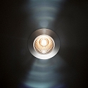 recessed luminaire DILED 60 flat, rigid, Dim-To-Warm IP30, black dimmable 5W 300lm 2100-2700K 36� 36� CRI 95
