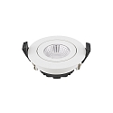 Lumi�re encastr�e DILED 68 pivotant, Dim-To-Warm IP30, blanche gradable 6W 360lm 2100-2700K 36� 36� CRI 95